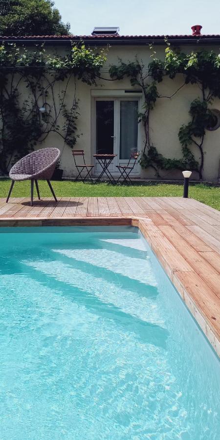 Merig'Home Chambre Bd Climatisee Dans Maison Avec Piscine Au Calme En Ville, Sdb & Toilettes Prives Angulema Exterior foto
